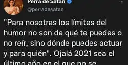 Esta tuitera que daba lecciones sobre humor rancio ha sido cazada con tuits antiguos MUY racistas y ha terminado borrando su cuenta