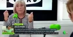 Julia Otero le pega un rev&eacute;s monumental a La Sexta y a alguien en particular