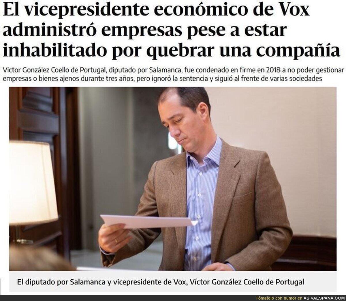 La derecha son buenos gestores
