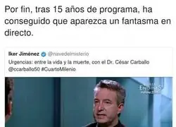 Cuarto Milenio al fin logra lo que buscaba