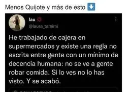 La brutal respuesta de esta cajera al ver como unos energ&uacute;menos han atacado a otro por robar unas gambas en el Lidl