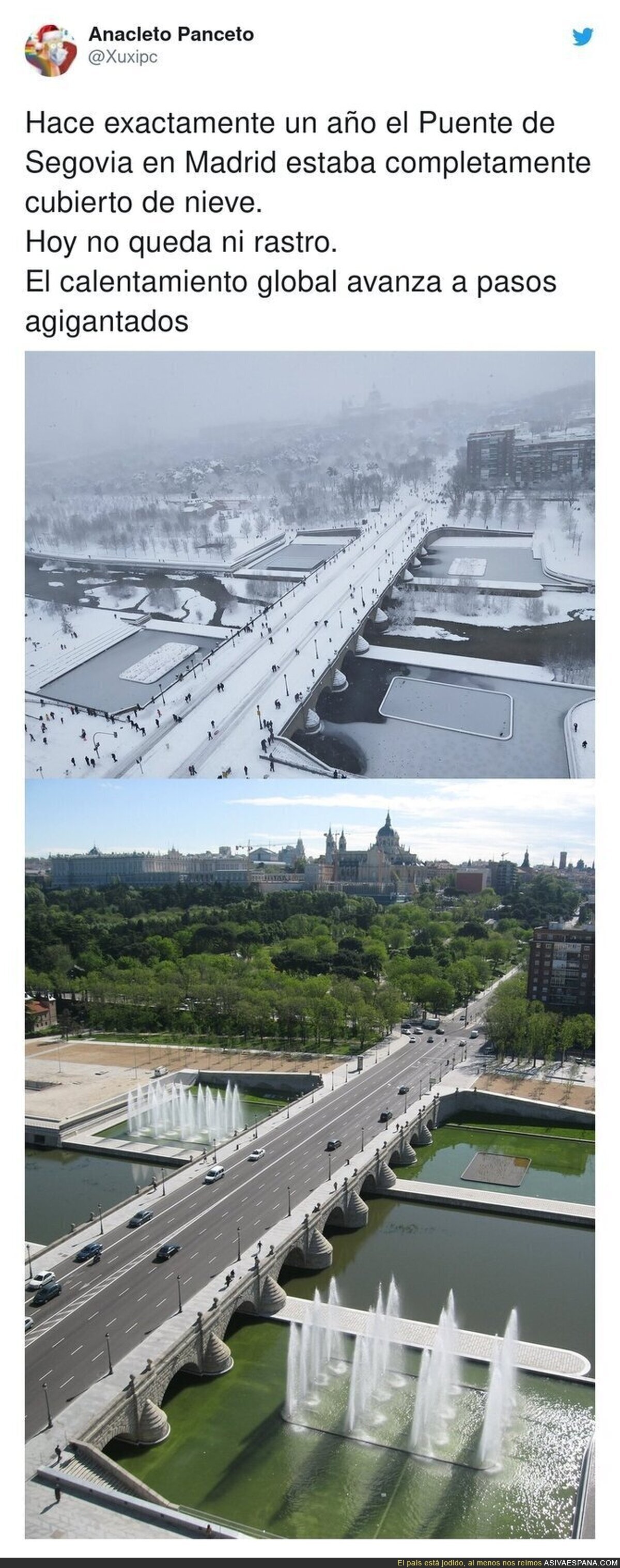 El cambio de Madrid un año después