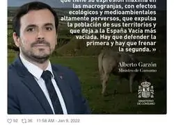 Nada mejor que Alberto Garz&oacute;n con sus palabras