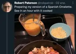 Este tipo crea su versi&oacute;n de la tortilla espa&ntilde;ola y est&aacute; haciendo llorar a toda Espa&ntilde;a