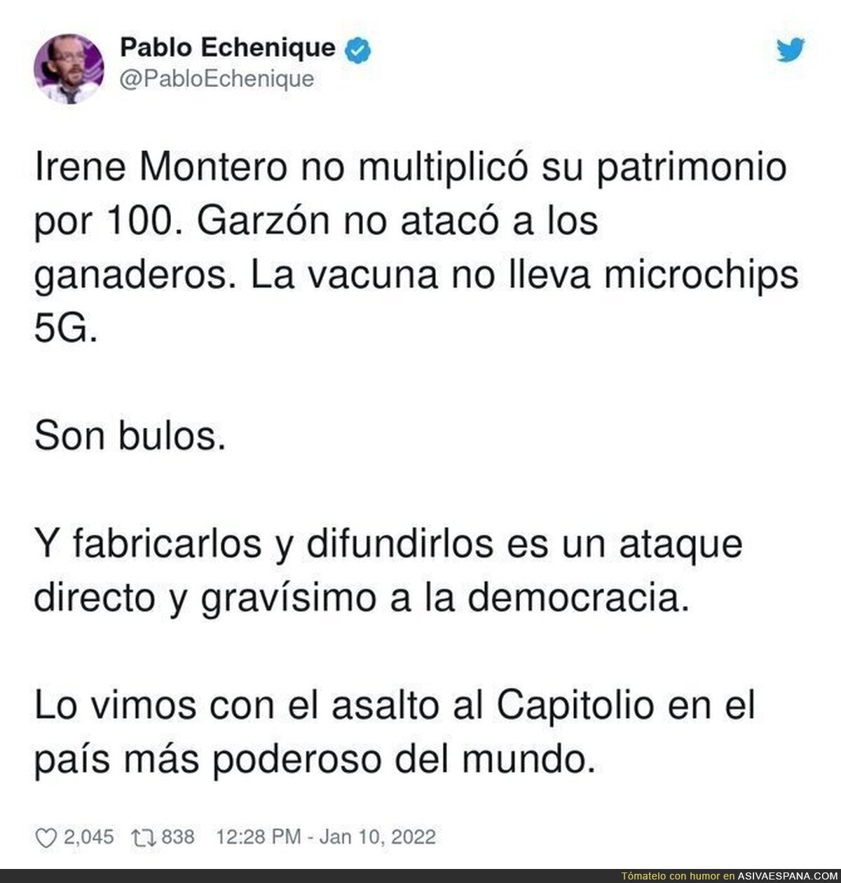 Mentiras que repiten mil veces para convertirlas en verdad