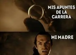 Los apuntes son sagrados