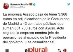 Las casualidades no existen en la Comunidad de Madrid de Isabel D&iacute;az Ayuso