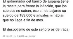 La cantinela de los economistas liberales