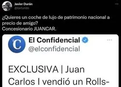 Siguen los chanchullos del Rey fugado