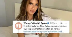 El entrenador personal de Pilar Rubio desvela sus secretos para mantenerse en forma y Twitter responde con la realidad