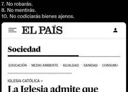 La iglesia y sus pecados