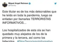 Es terrible esto de 'El Mundo' intentando crear rechazo a las vacunas