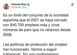 Yolanda D&iacute;az promete m&aacute;s
