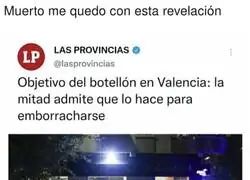 Lo nunca visto en un botell&oacute;n
