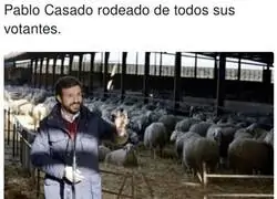 Gran afluencia para escuchar a Pablo Casado