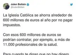 Los impuestos y la iglesia