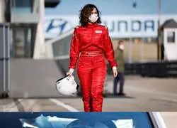 Isabel en una carrera