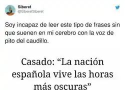 El dictador le sale solo