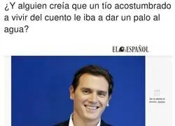 Albert Rivera no da un palo al agua como abogado