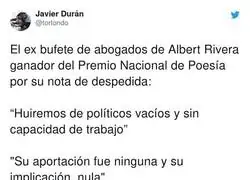Albert Rivera queda totalmente retratado
