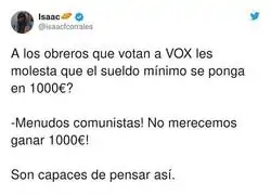 Si a los votantes de VOX les molesta los 1.000&euro; que los rechacen
