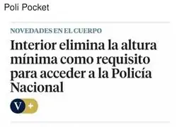 Unos mini polic&iacute;as