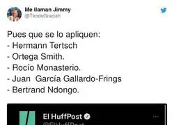 Una lista bien larga para tener en cuenta