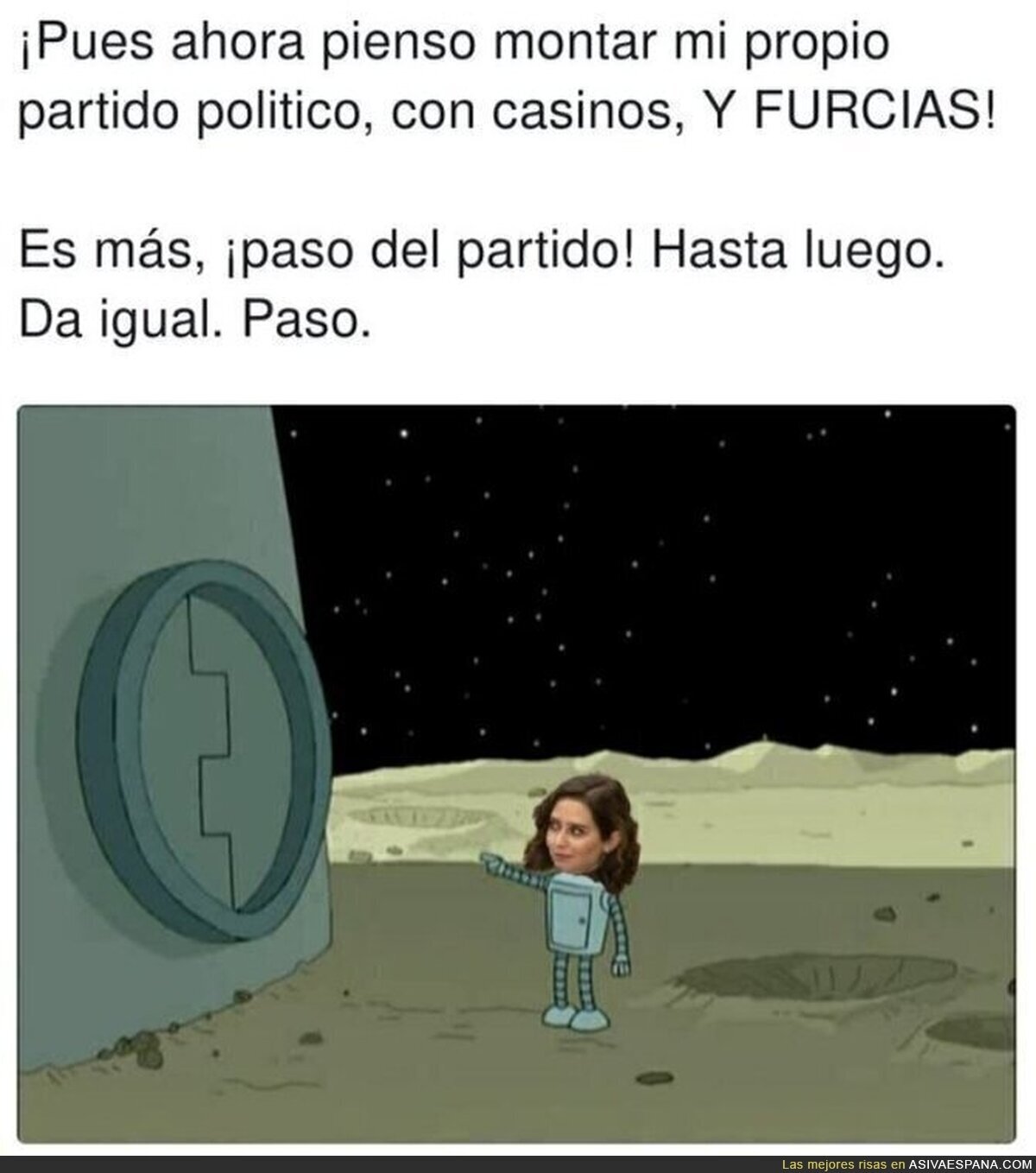 Isabel se ha enfadado
