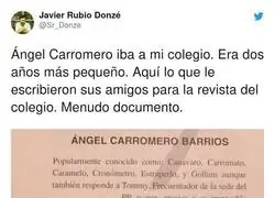 Menuda joya de &Aacute;ngel Carromero