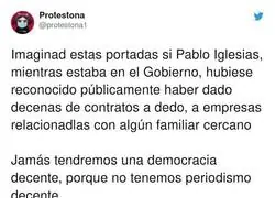 Como cambiar&iacute;a el cuento con Pablo Iglesias...