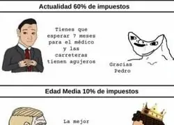 Antes y despu&eacute;s con impuestos