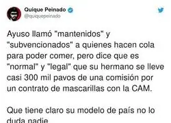 La cara m&aacute;s dura que tiene Isabel D&iacute;az Ayuso
