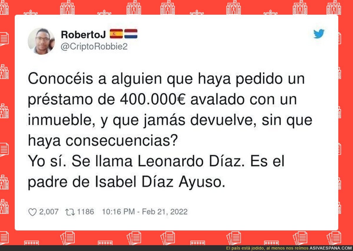Cuidadín con la familia de Isabel Díaz Ayuso...