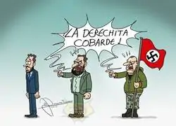 &iexcl;La derechita cobarde se va!