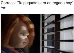 A la espera del paquete