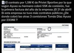 Datos sobre la factura al hermano de Isabel D&iacute;az Ayuso que hacen sospechar