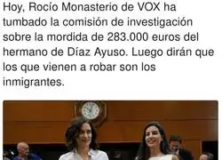 VOX encubriendo a los corruptos