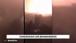 El telediario de Antena 3, el m&aacute;s visto en Espa&ntilde;a, abre la noticia de bombardeos de Rusia sobre Ucrania con im&aacute;genes de una explosi&oacute;n en Tianjin (China) en 2015