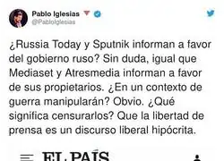 La libertad de prensa ha terminado con la guerra