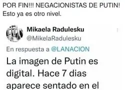 Vladimir Putin es controlado por una malvada IA, basada en Windows Vista