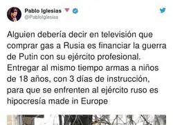 La realidad de la guerra que no gusta escuchar