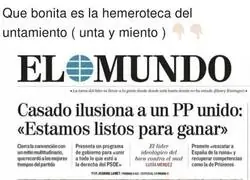 Bonito pasado de la prensa y el PP