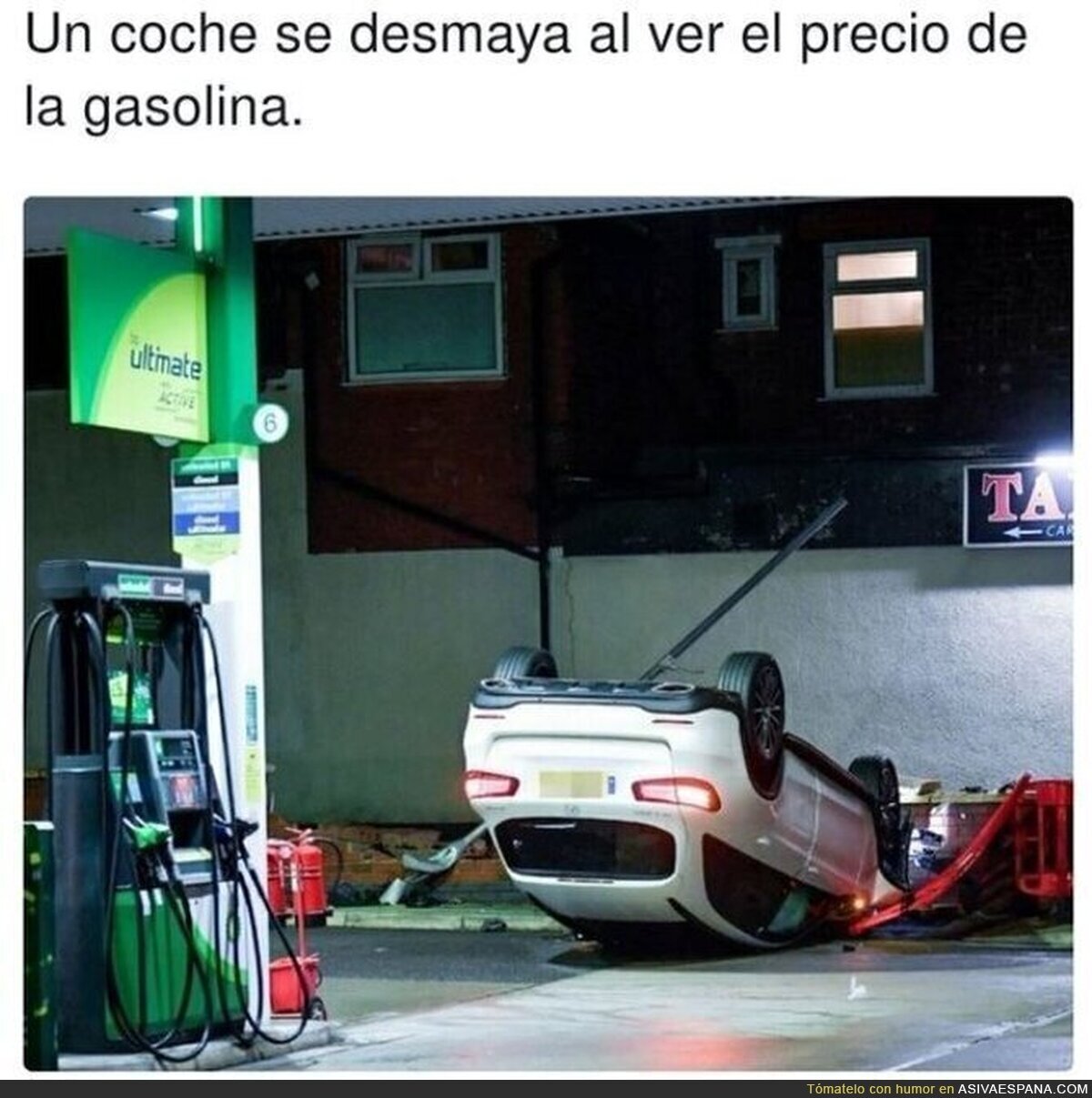 El precio de la gasolina se deja notar