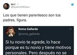 Roma Gallardo y su pol&eacute;mico tuit sobre la violencia hacia tu pareja