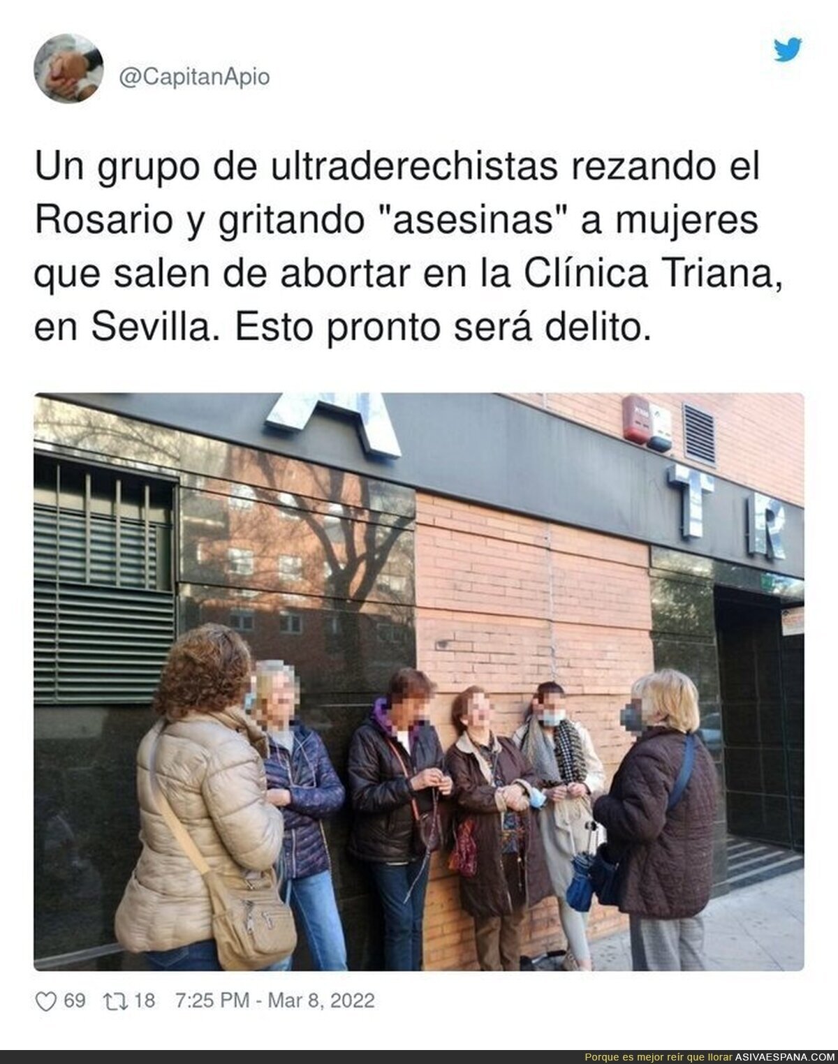 El peor y más cruel enemigo que tiene la mujer, es la iglesia y los que las sustentan