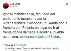 La ultraderecha de Ucrania llama al pueblo a combatir mientras ellos huyen