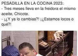 El aceite del plato me lo envuelves para tomarlo en casa