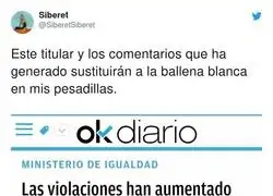 Okdiario en su l&iacute;nea contra Irene Montero y hasta parece alegrarles la noticia