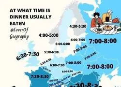 Un mundo de diferencia a la hora de cenar