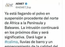 Negacionistas de la calima, ya en sus pantallas